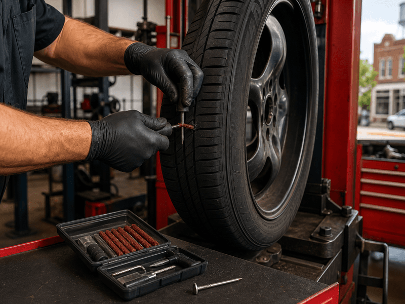 flat repair in Dothan